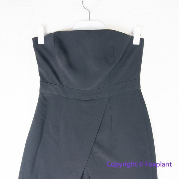 New! White‎ House Black Market Convertible Strapless Split-Leg Jumpsuit, size 4P - Picture 6 of 14